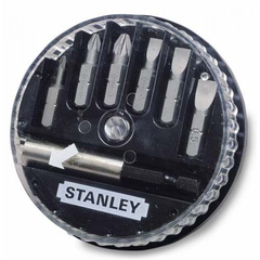 Набор бит Stanley Sl, Pz 6шт. 25мм, магнитный держатель 60мм