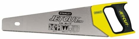 Ножовка Stanley "Jet-Cut Fine" 11 зубьев на дюйм, длина 500мм.