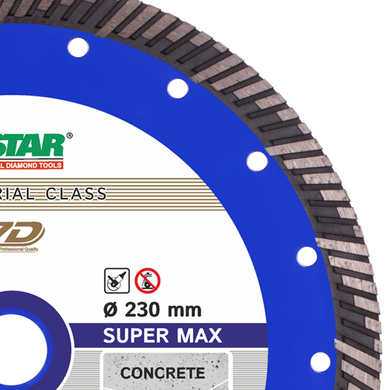 Круг алмазный отрезной DiStar 1A1R Turbo 232x2,6x15x22,23 Super Max
